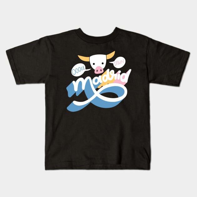 Madrid Kids T-Shirt by Mako Design 